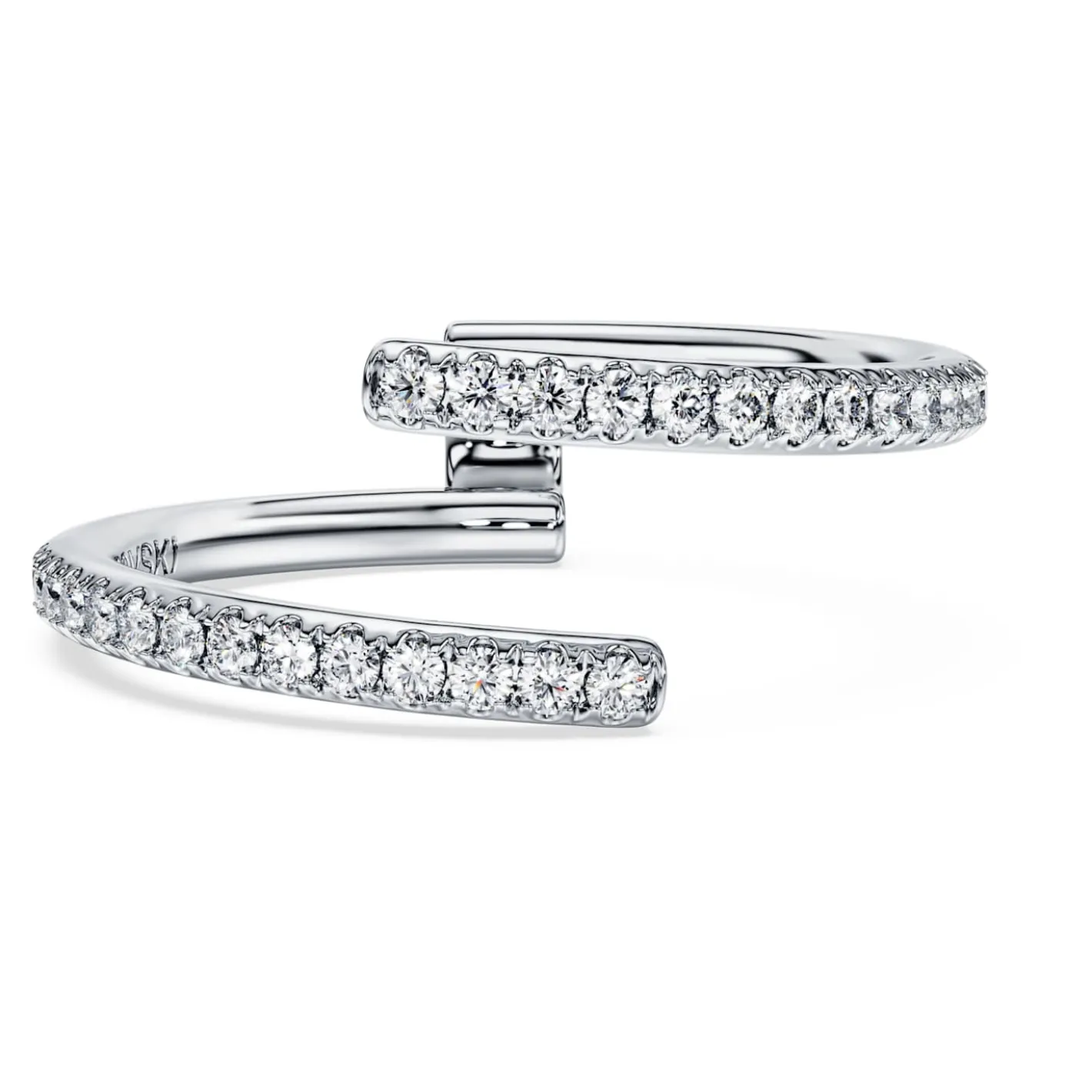 Anello a fascia aperta Eternity