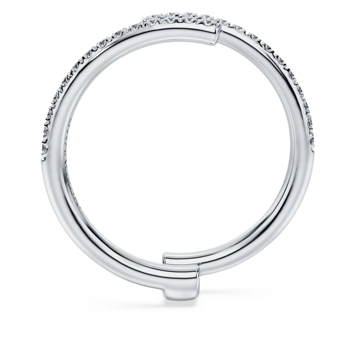 Anello a fascia aperta Eternity