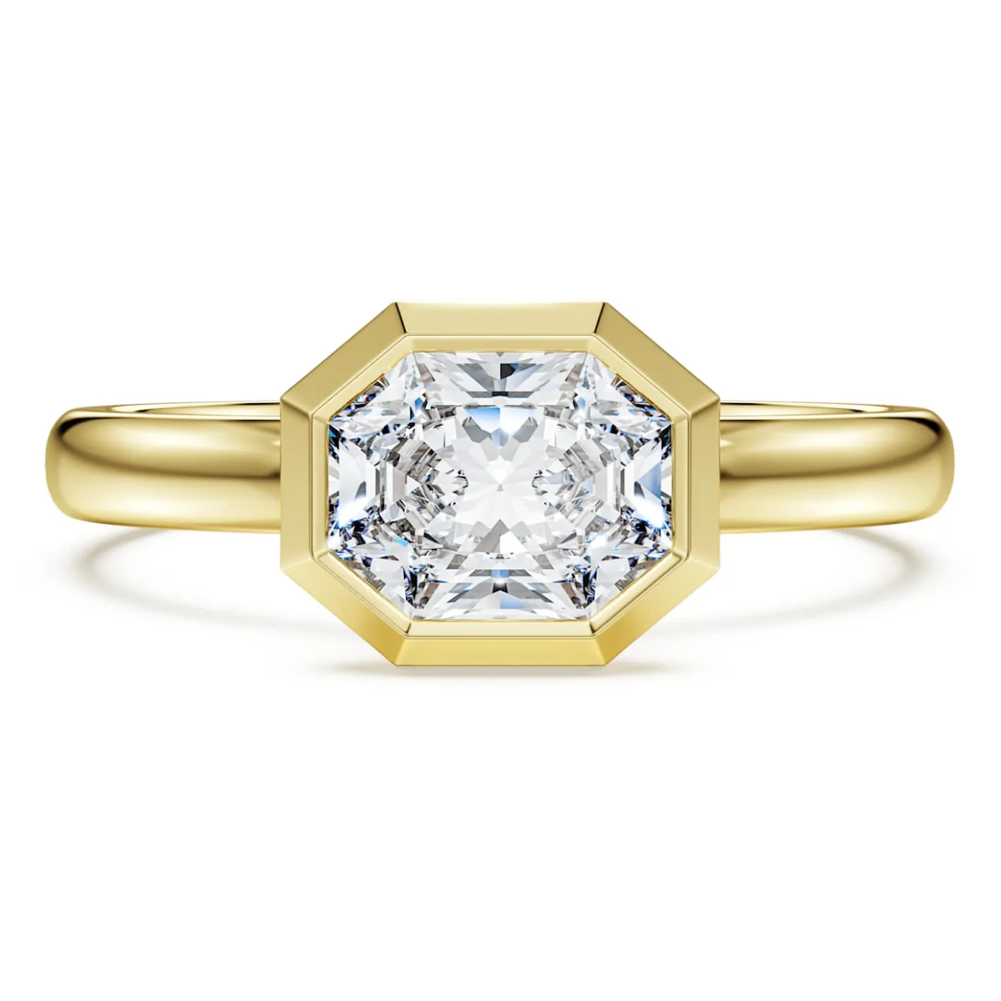 Anello con castone Octagon