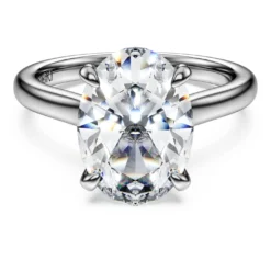 Anello solitario Eternity