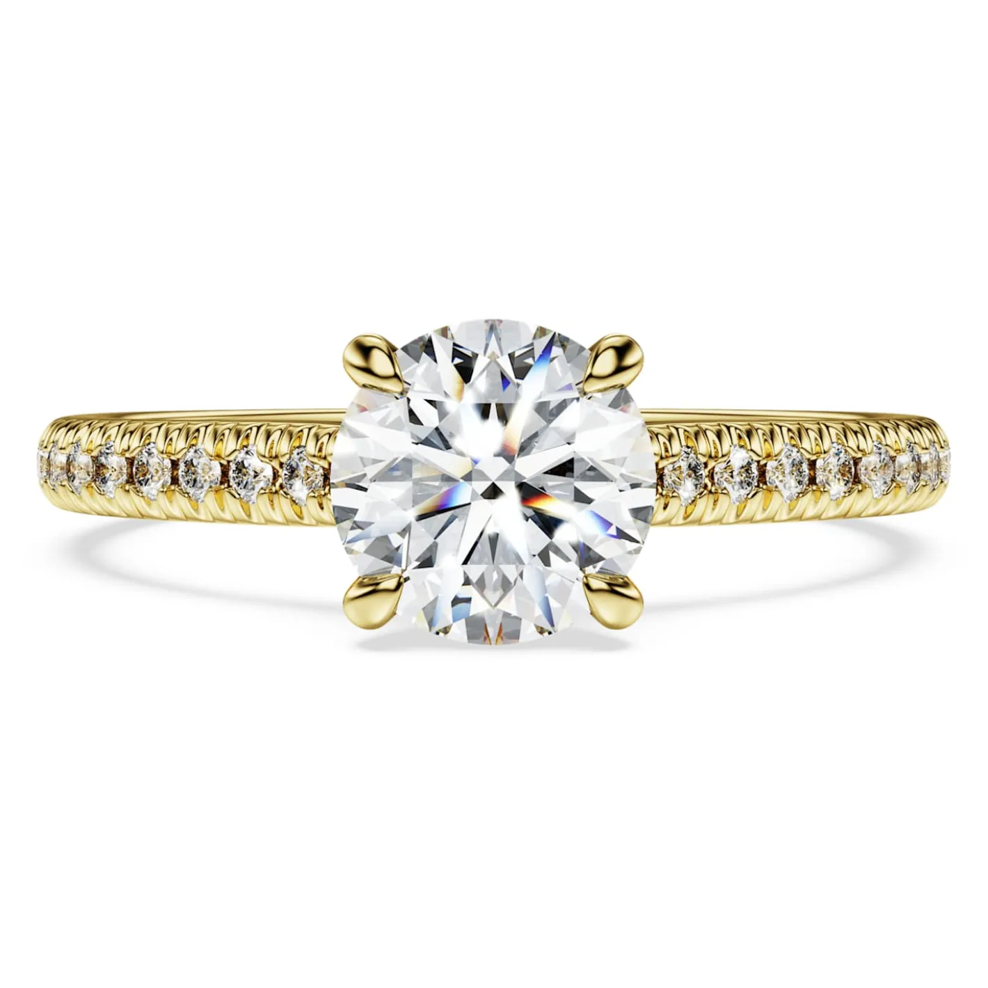 Anello solitario Eternity