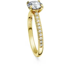 Anello solitario Eternity