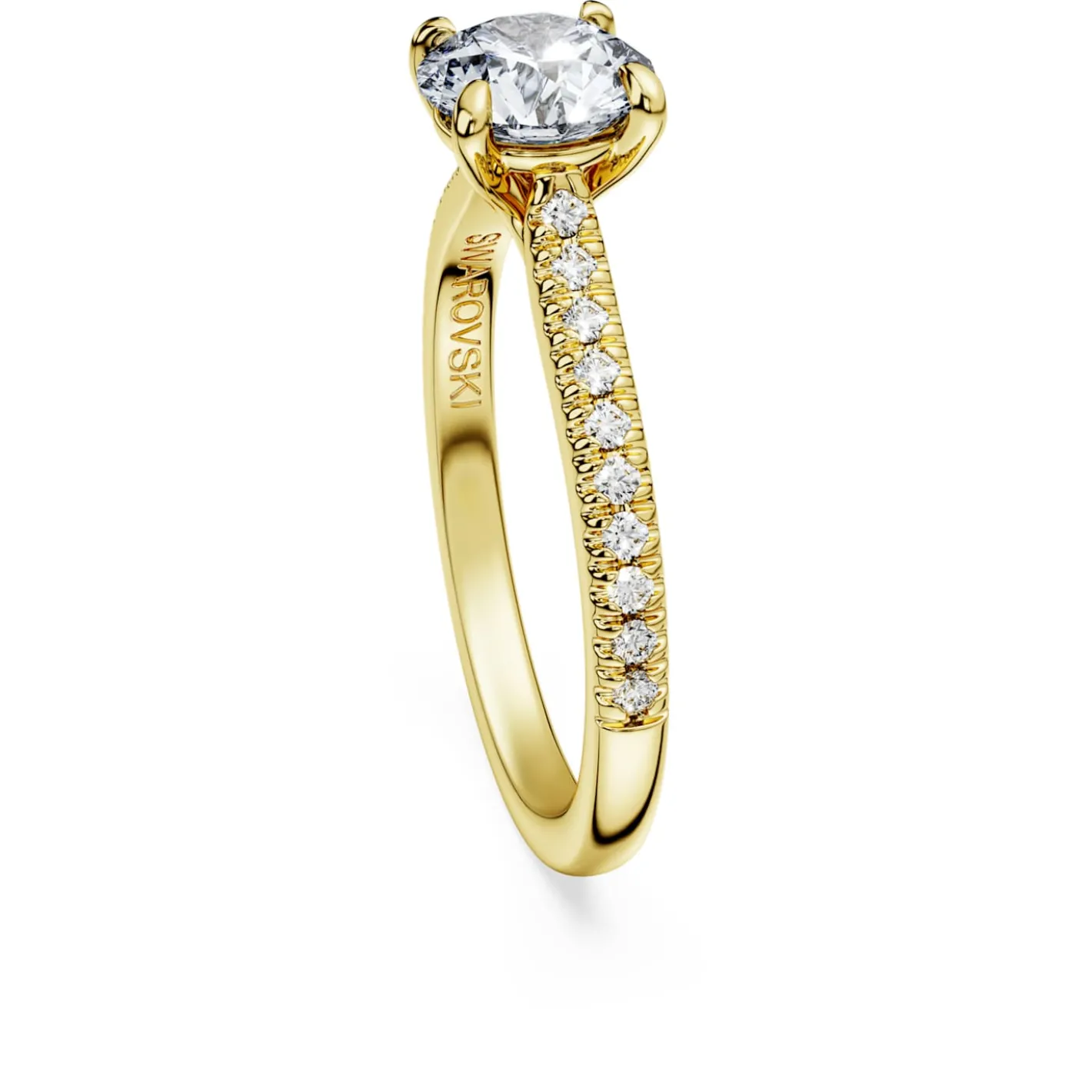 Anello solitario Eternity