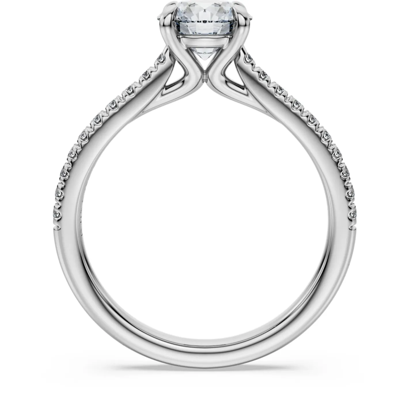 Anello solitario Eternity