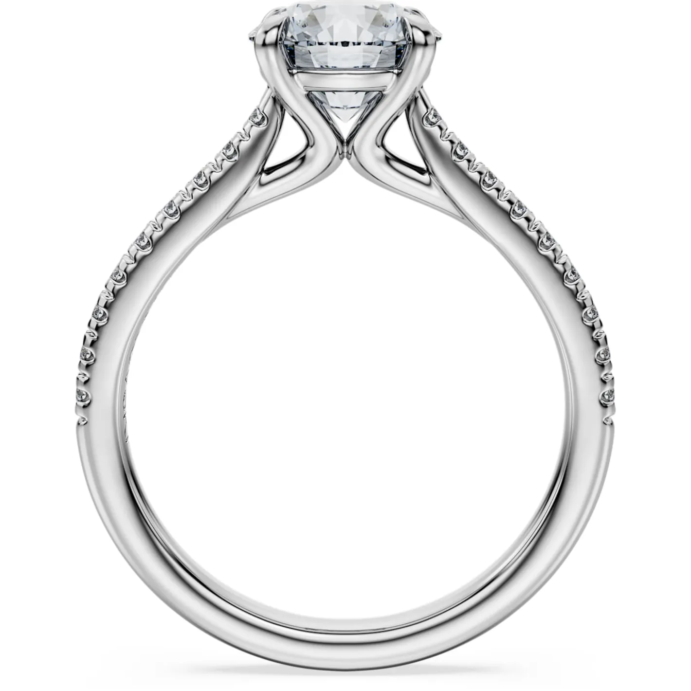 Anello solitario Eternity