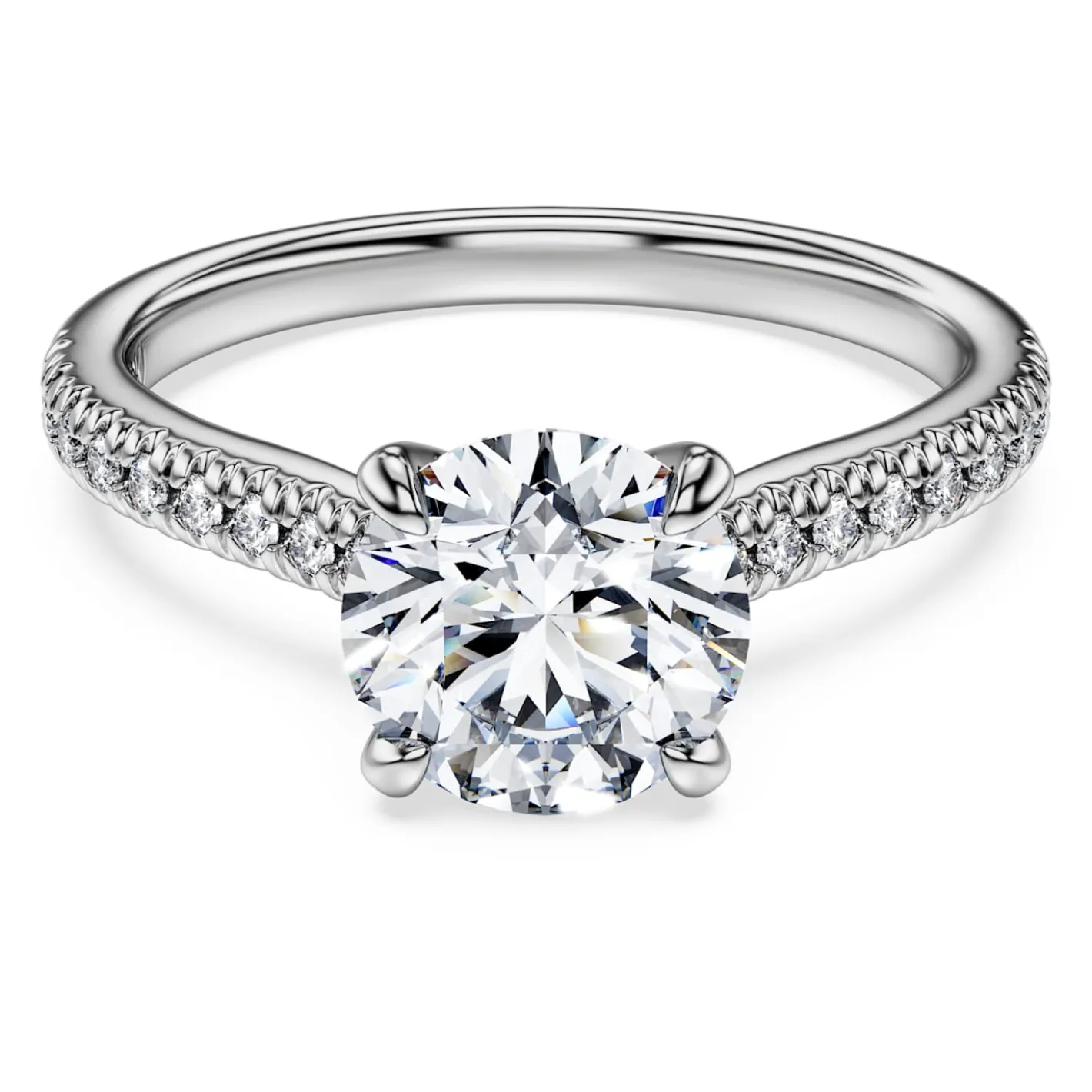 Anello solitario Eternity