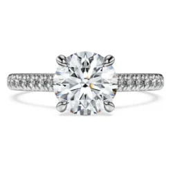 Anello solitario Eternity