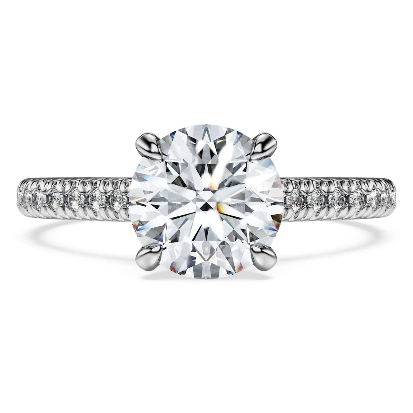 Anello solitario Eternity