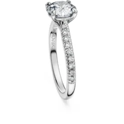 Anello solitario Eternity