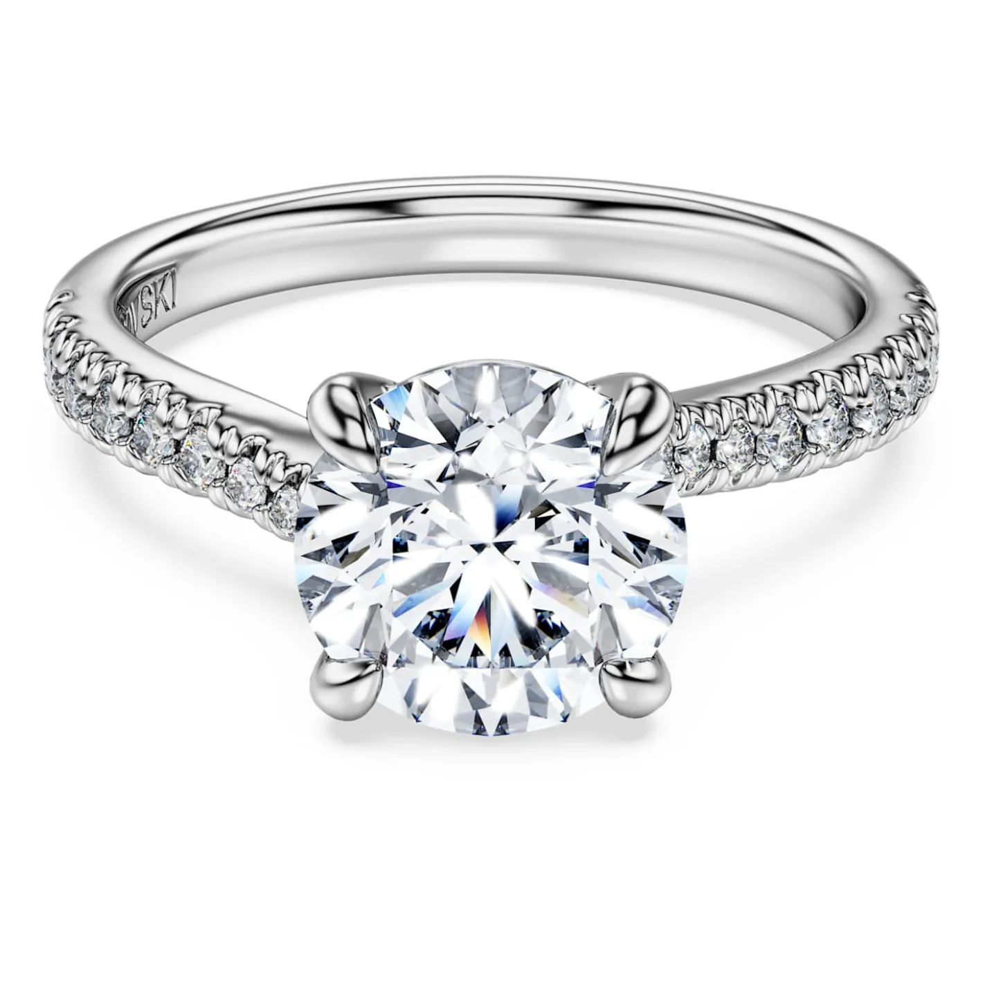 Anello solitario Eternity
