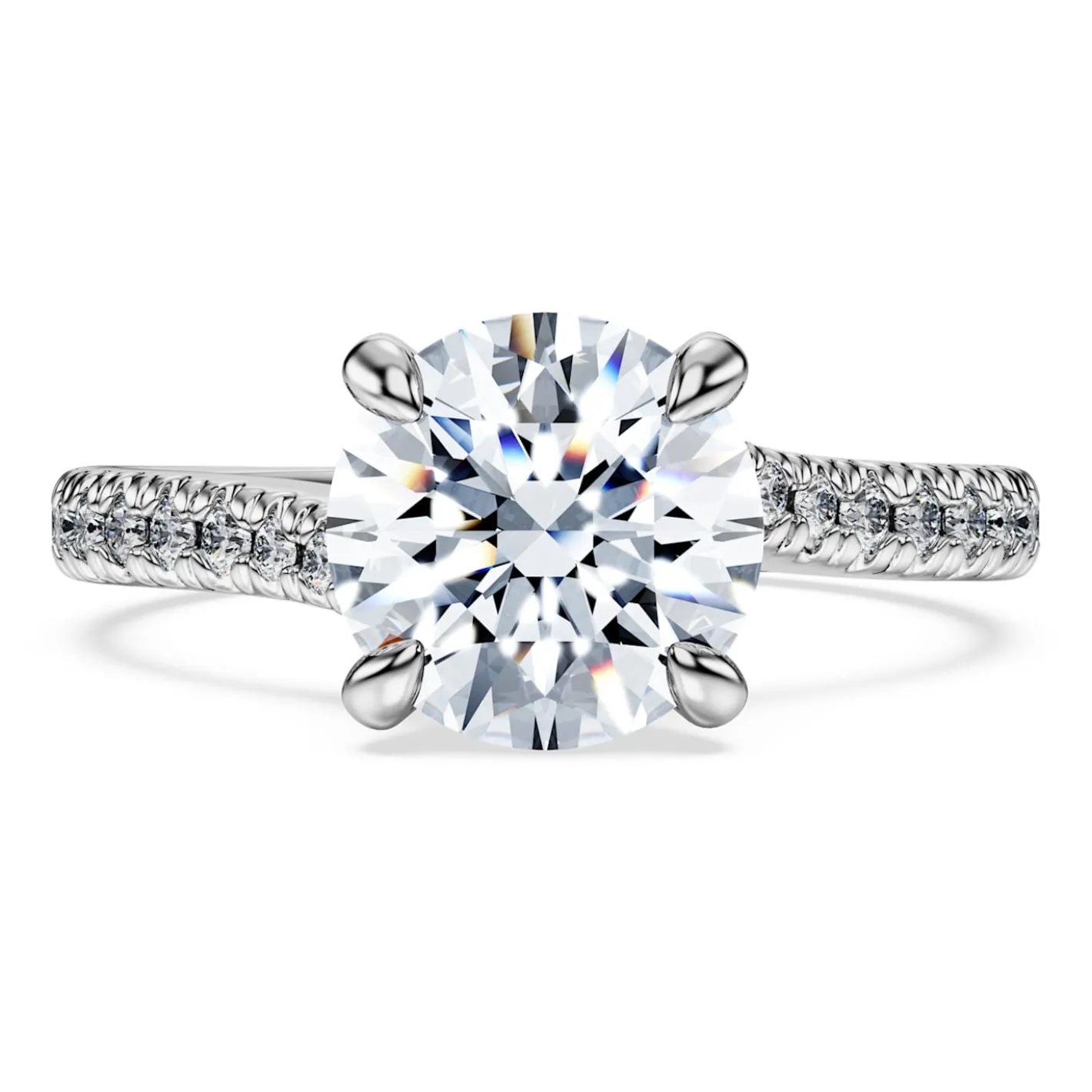 Anello solitario Eternity