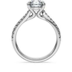 Anello solitario Eternity