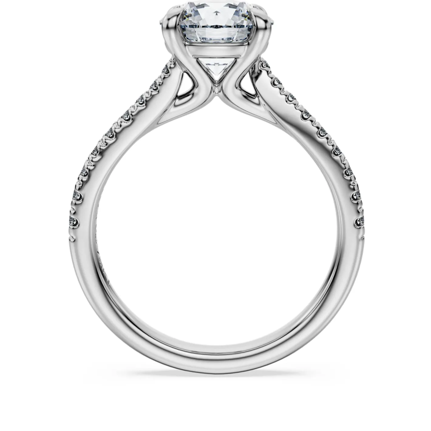 Anello solitario Eternity