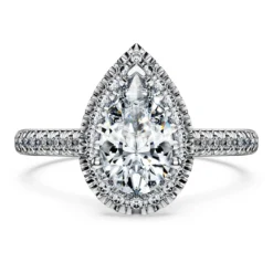 Anello solitario halo Eternity