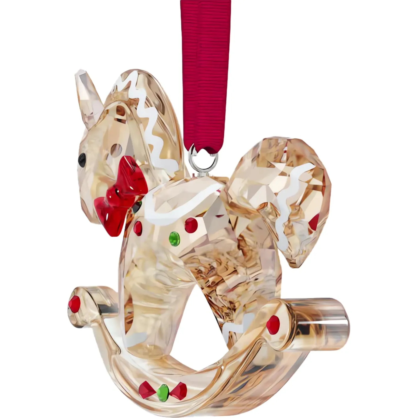 Holiday Cheers Decorazione Cavallo a Dondolo di Pan di Zenzero