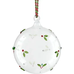 Holiday Cheers Decorazione Pallina con Vischio
