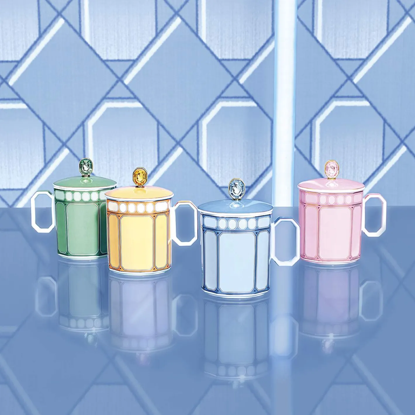 Mug con coperchio Signum