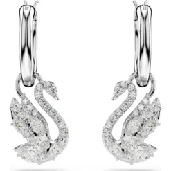 Orecchini pendenti Swan