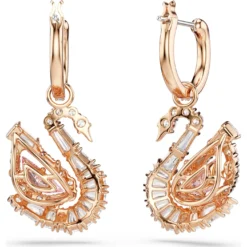 Orecchini pendenti Swan