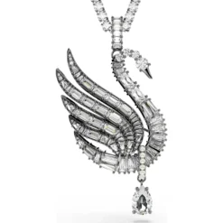 Pendente e spilla Swan