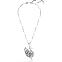 Pendente e spilla Swan