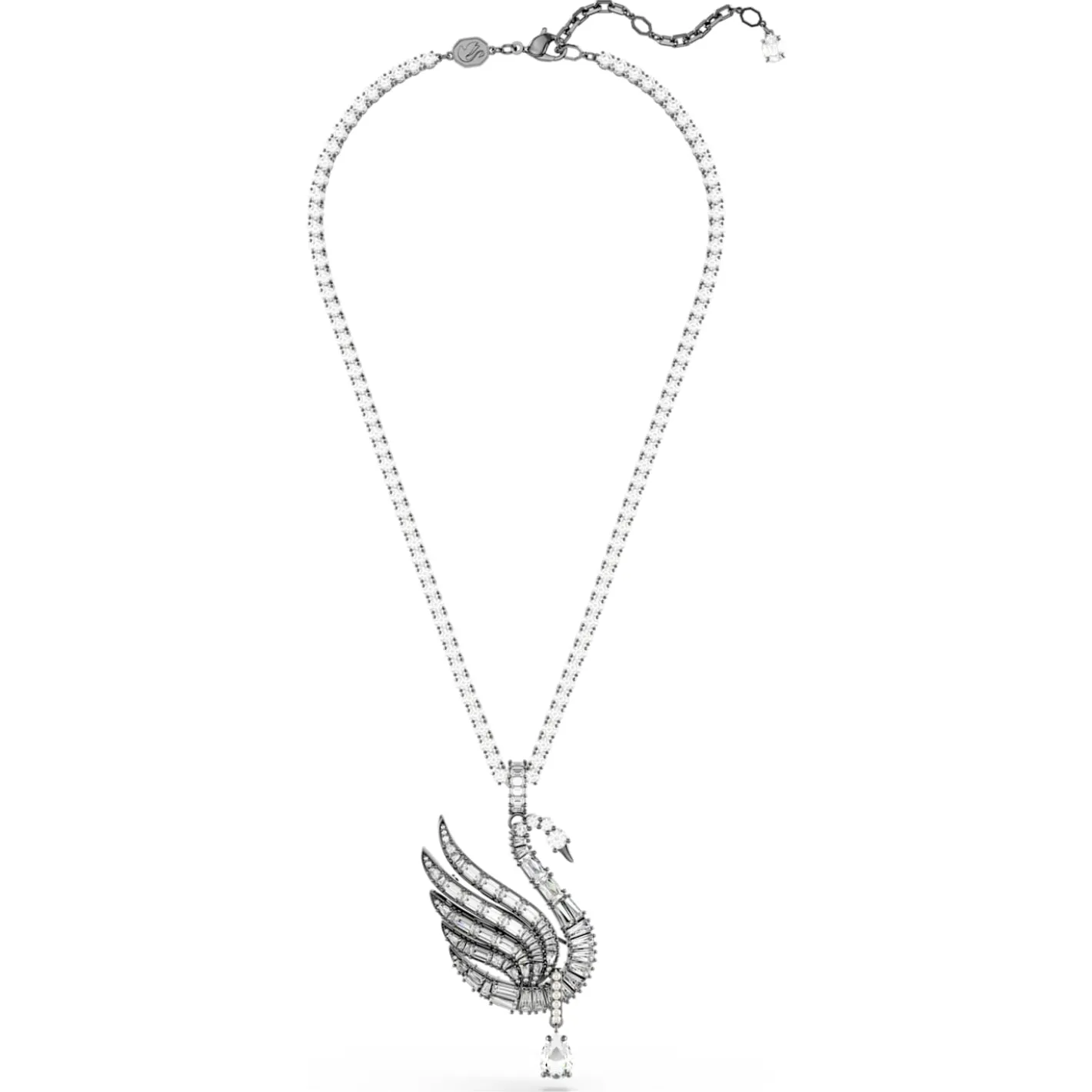 Pendente e spilla Swan