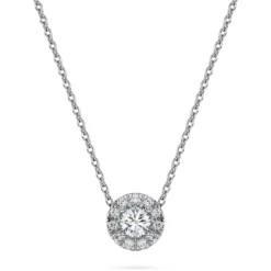 Pendente solitario halo Eternity