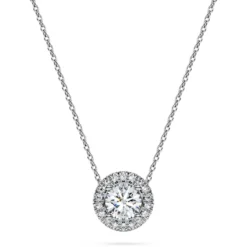 Pendente solitario halo Eternity
