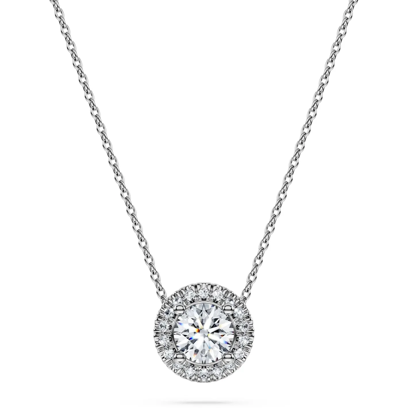 Pendente solitario halo Eternity