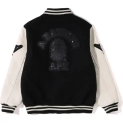 Shark Hooded Varsity Jacket A BATHING APE® Shark